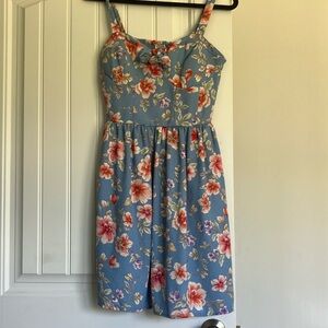 Floral Blue Sundress